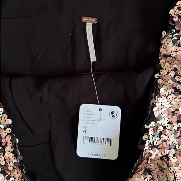 Free People Annalise Sequin Mini in Multi Combo… size 4 new with tags - Picture 5 of 7